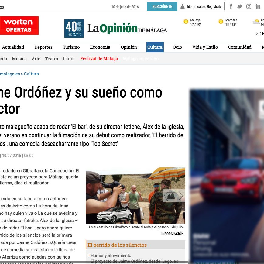 Jaime Ordoñez, Actor y Director